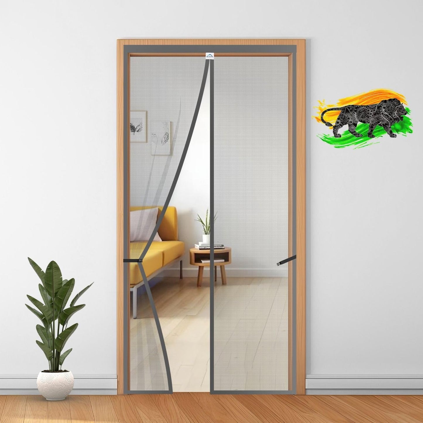 Mesh Screen Net Home Magnetic Foldable Anti Mosquito Door Curtains